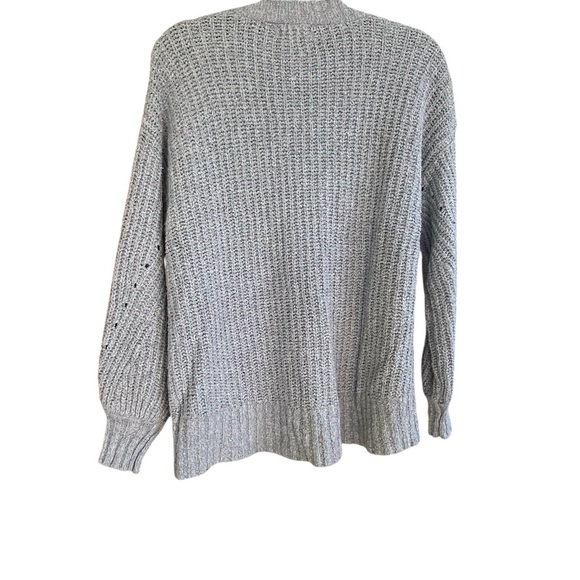 American Eagle Outfitters Gray Button-Up Cardigan - Picture 2 of 4